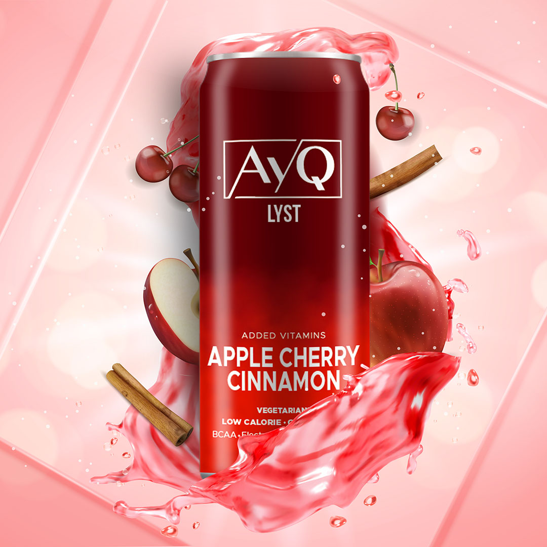 Apple Cherry Cinnamon — AyQ 473 mL can